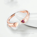 Rose Gold Fine Jewelry 925 Silver Custom Ring